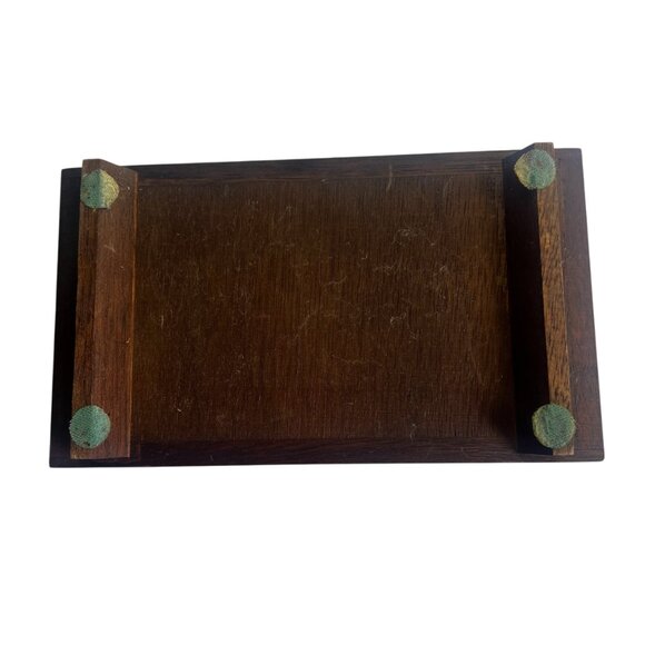 Wooden Jewelry Box TRUE VINTAGE 8.5" x 5" - Picture 5 of 6